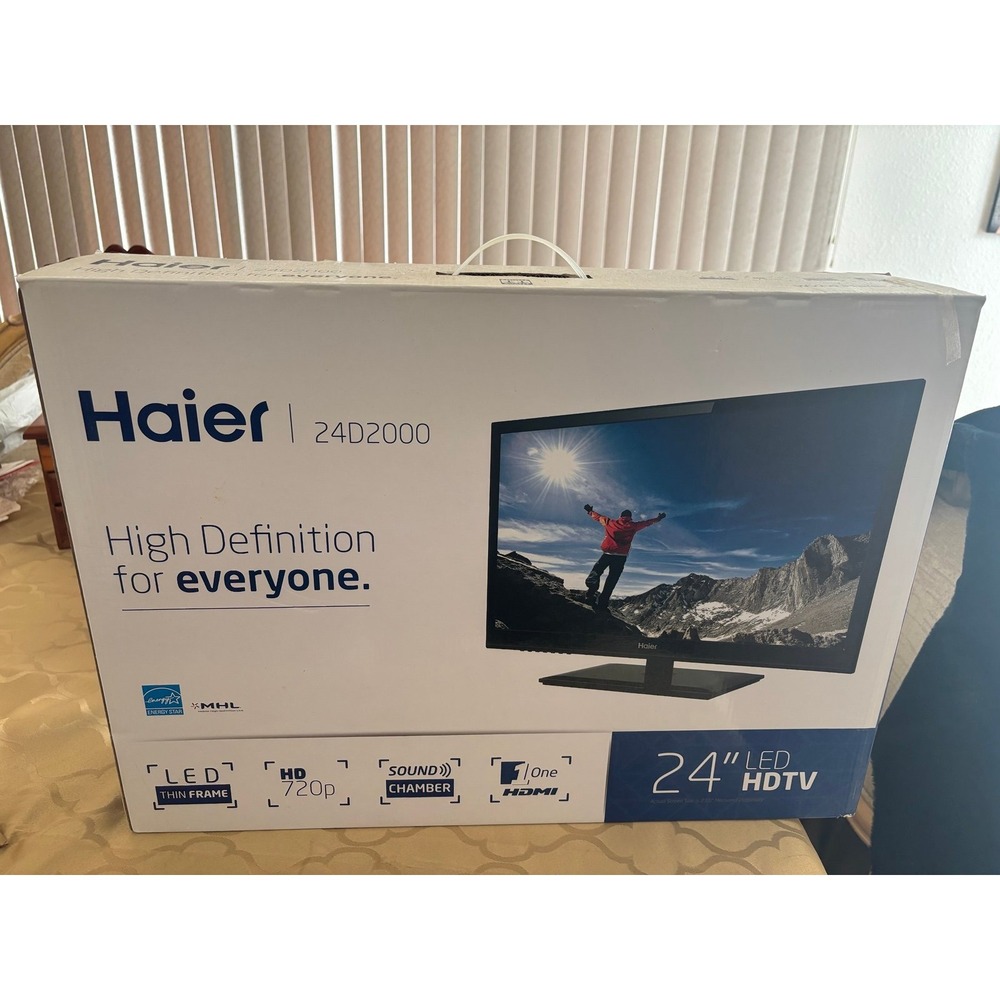 HAIER  24" Television 720P LED HDTV NIB SEALED 24D2000